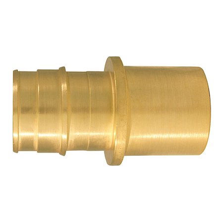 APOLLO PEX-A 1 in. Expansion PEX in to X 1 in. D Sweat Brass Male Adapter EPXMSA11